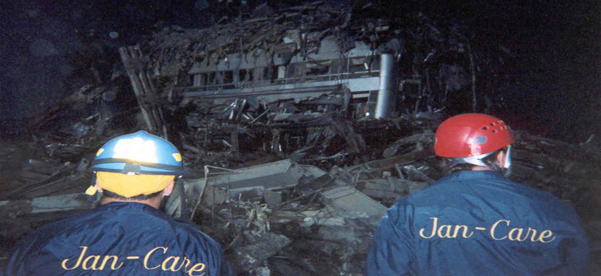 Jan-Care responders at the World Trade Center